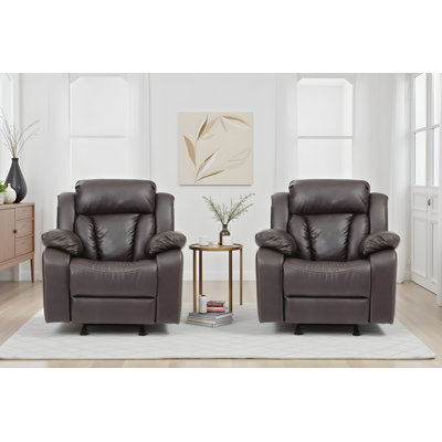 Ensemble de 2 fauteuils inclinables Novellara