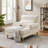 Davene Upholstered Chaise Lounge with Adjustable Backrest-1115440163-1115440173