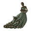Statue mangeoire d'oiseaux Lady in Tulip