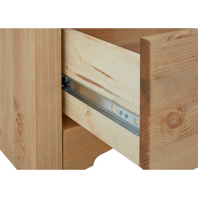 Doerun 4 Door Solid Wood Wardrobe