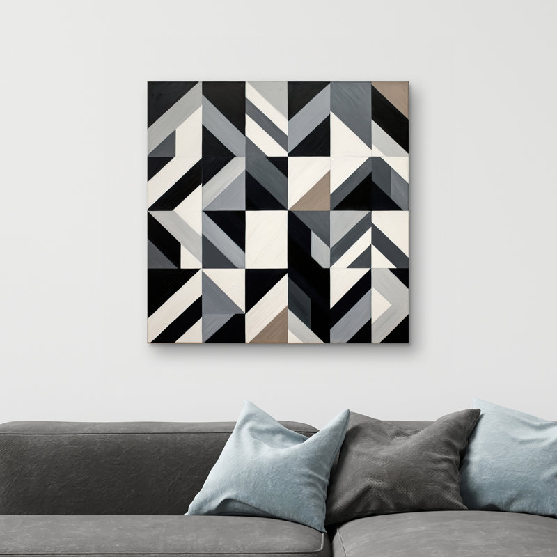 Grid - 32"x32" art on canvas