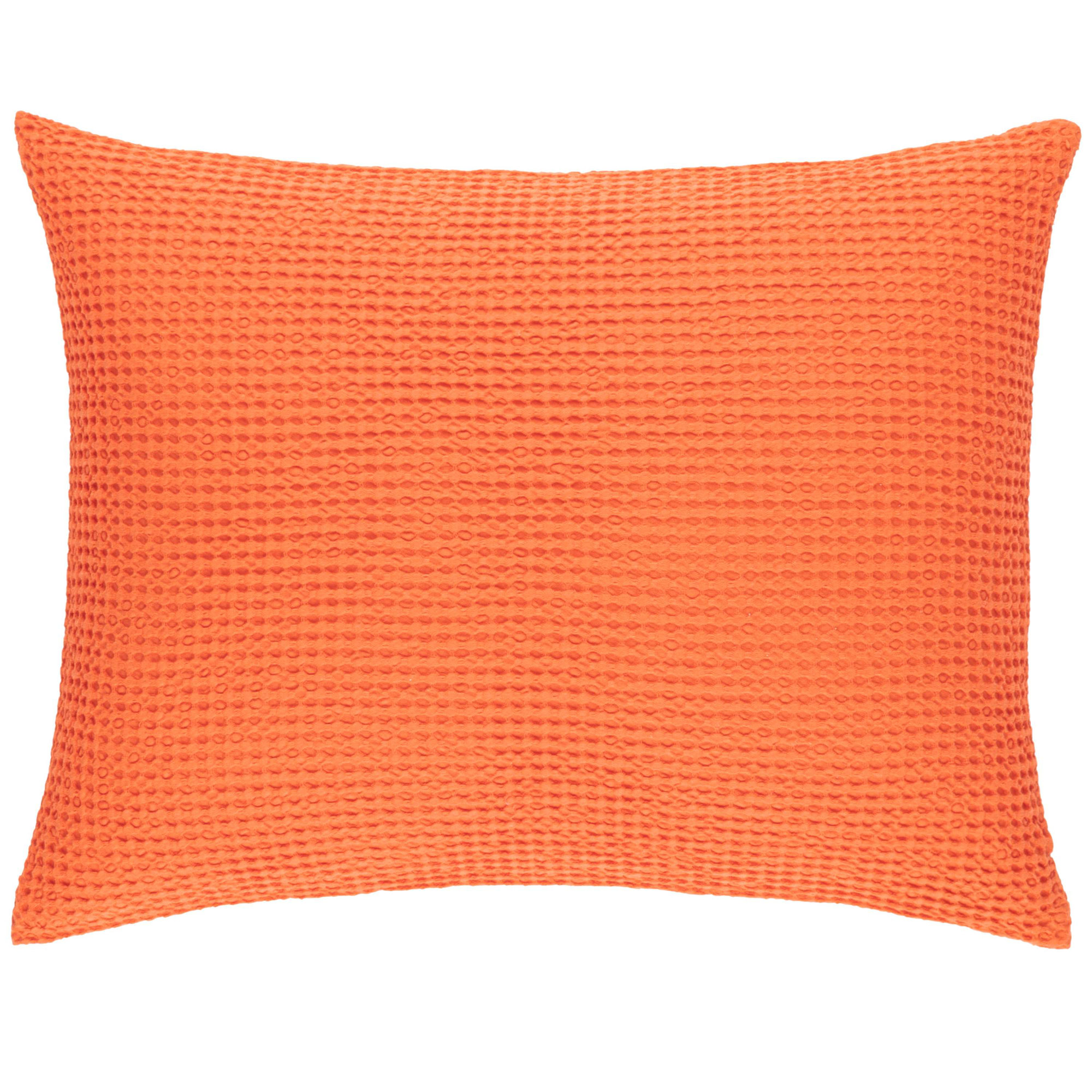Bubble Matelasse Sham, Tangerine, Standard