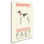 « whippet print », reproduction d’impression sur toile tendue-30979966
