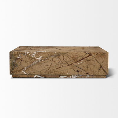 Baccarat Matteo Solid Marble Rectangular Coffee Table