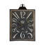Grande horloge murale rectangulaire vintage