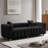 87.4'' Premium Velvet Sofa 3-Seater Loveseat-1524576019