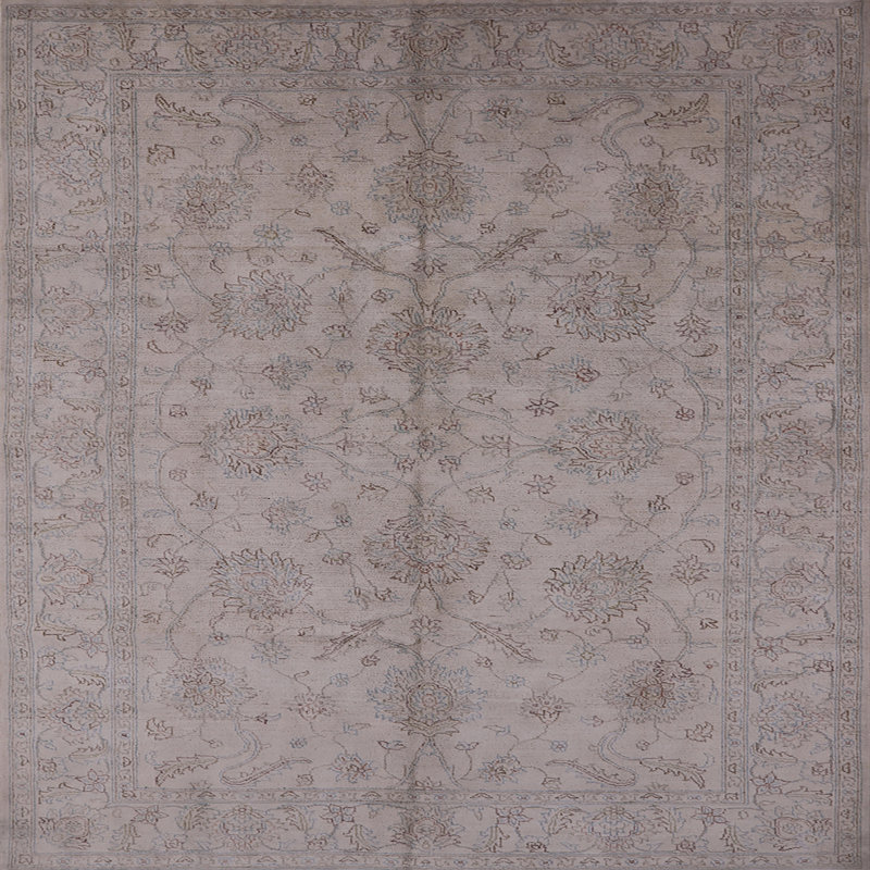 Tapis oriental gris Kint, Carré 4 pi