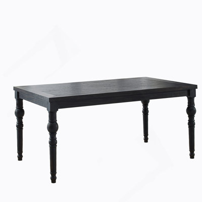 Urban Style Dining Table, Black