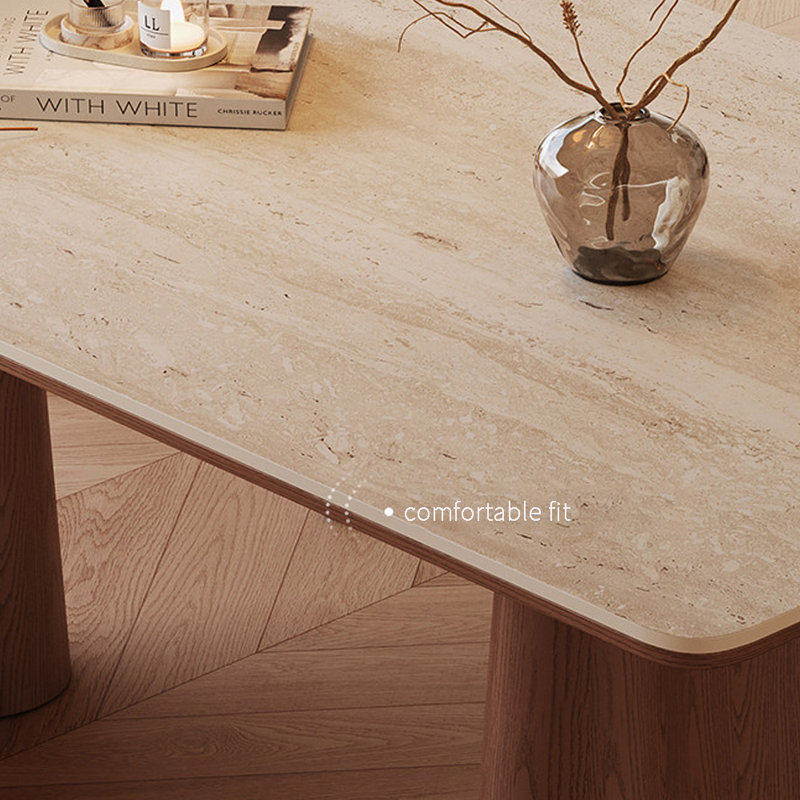 Table de salle à manger moderne et élégante, H 29,52 po x L 70,86 po x l 35,43 po