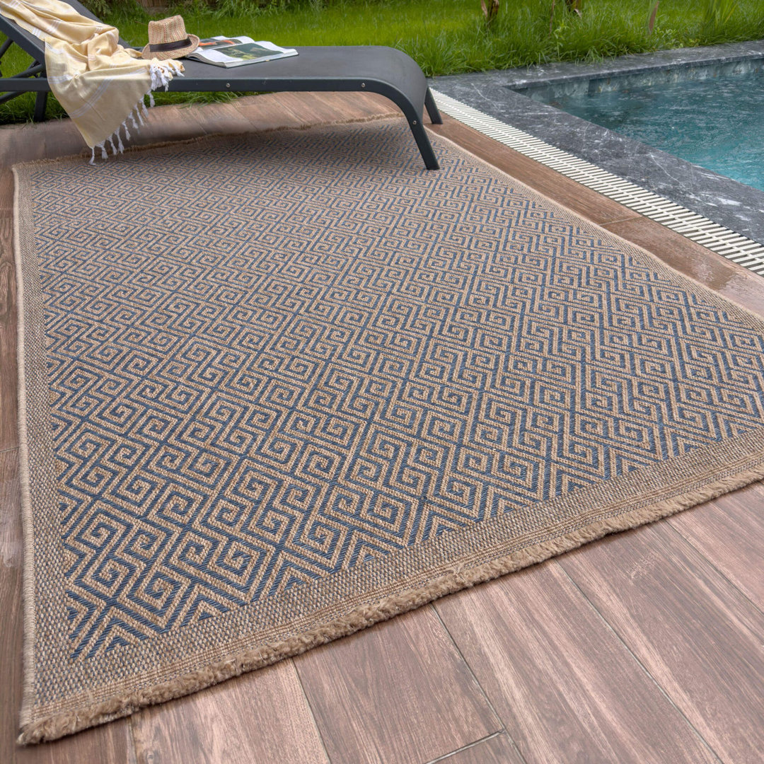 Nature Collection Geometric Indoor / Outdoor Area Rug