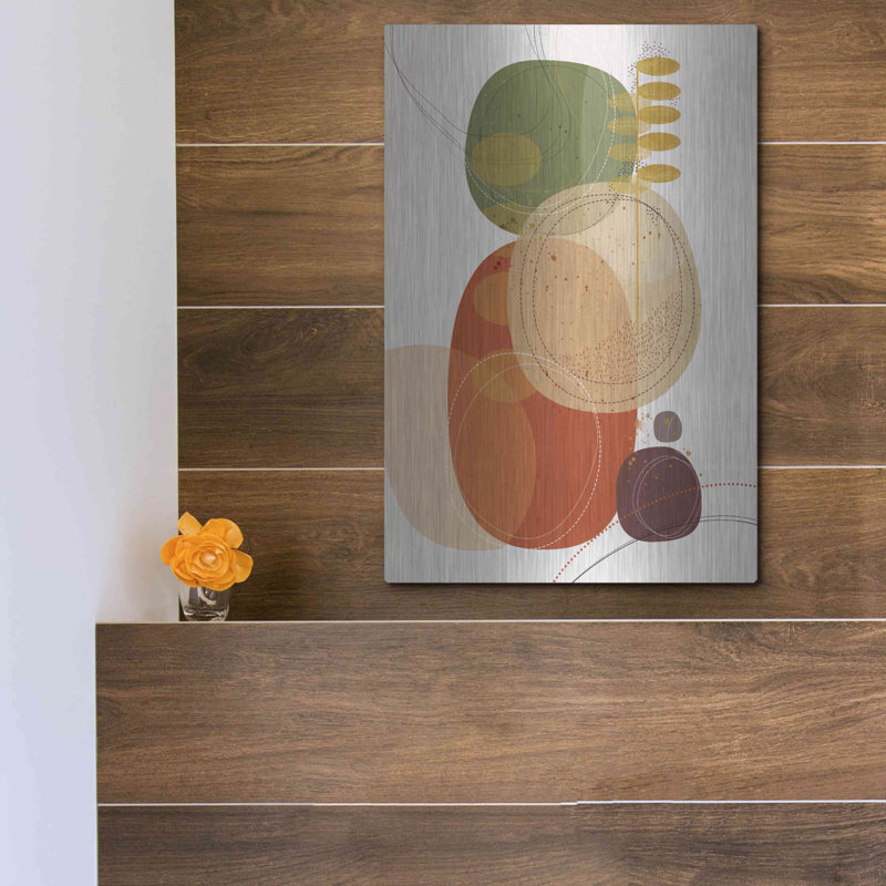 «Autumn Sunset» par Ishita Banerjee - impression sans cadre sur métal, H 16 po x l 12 po x P 0,13 po