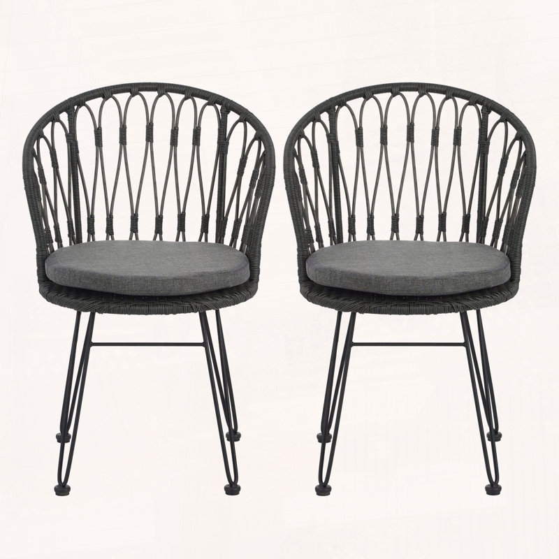 Tavon Chair, Set of 2, with Cushions