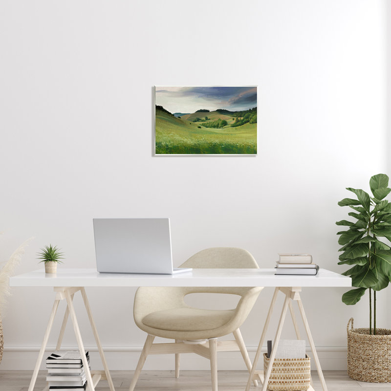 «Rolling Country Hills», Ziwei Li, H 13 po x l 19 po x P 0,5 po