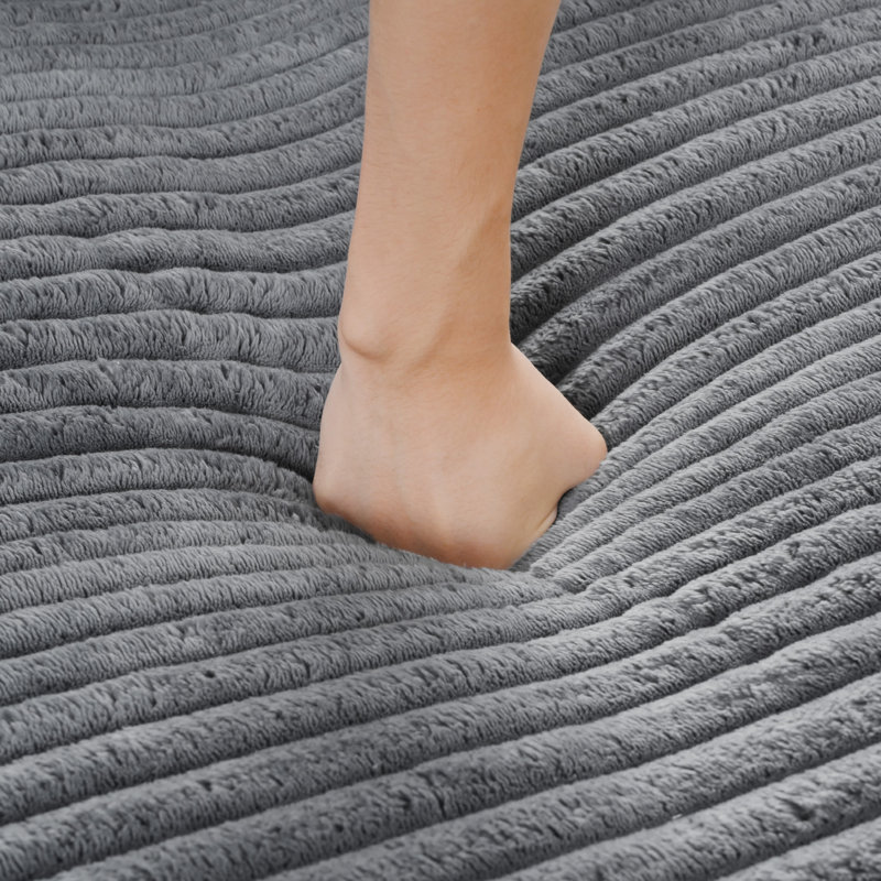 Canapé-lit 86,5 po, Gris foncé