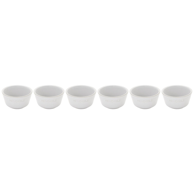 Henckels 7 Oz. Ceramic Round Ramekin Set