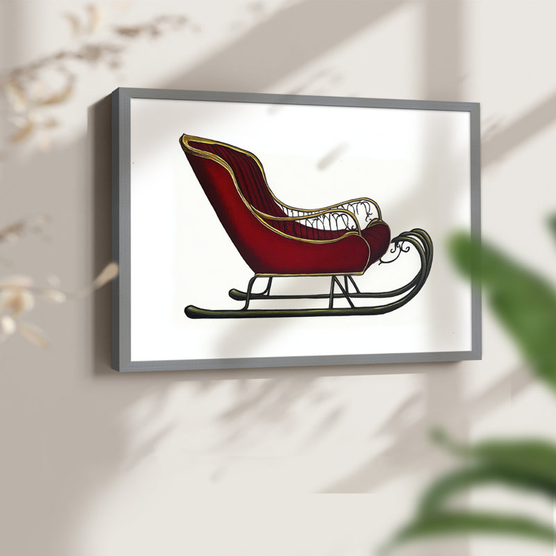«Chirstmas Art» - DCCxxvii - reproduction encadrée - réarmable, H 8 po x l 10 po, Gris