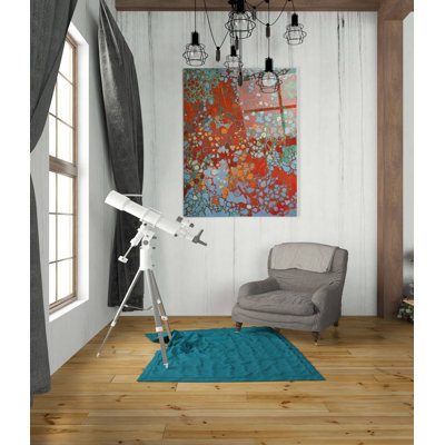 «Cellular Jazz» par Judith D'Agostino, art mural en verre acrylique
