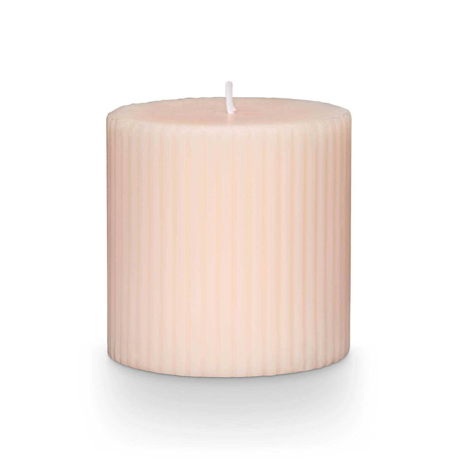 Beautifully Done Pillar Candle, Small, Coconut Milk Mango