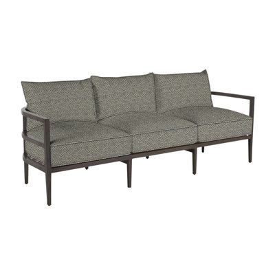 Santa Barbara 86.63" Wide Outdoor Patio Sofa with Cushions