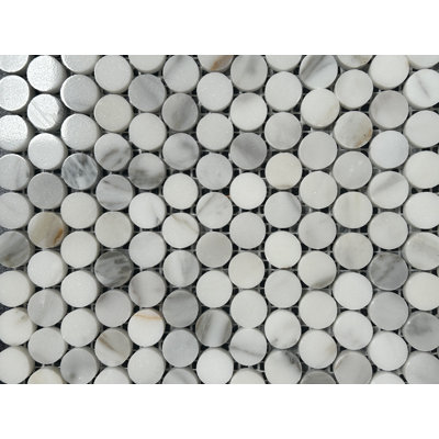Penny Round Calacata Gold Polished