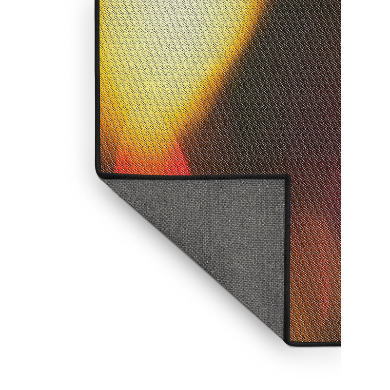 Tapis jaune Irfan, Rectangle 5 pi x 7 pi