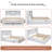 Hartland King Platform Bed with Storage Headboard & 8 Drawers - Solid Wood Construction, No Box Spring Needed, 500lb Capacity-1871037385