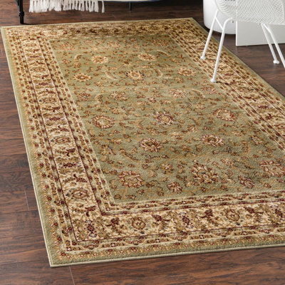 Tapis oriental vert clair Niles