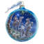 Holiday Splendor 5'' Handmade Glass Animals Ball Ornament