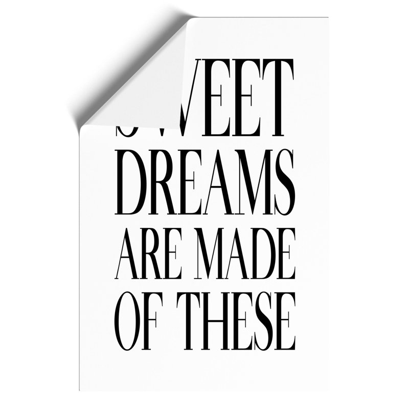 Sweet Dreams - No Frame Print, 84cm H x 59cm W x 0.1cm D