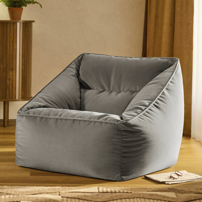 Natalia Velvet Armchair Bean Bag