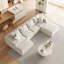 Canapé modulaire en forme de L Boneless avec 6 coussins-1797693851
