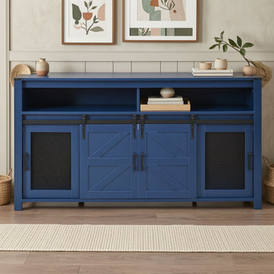 Sideboard with Sliding Barn Doors
