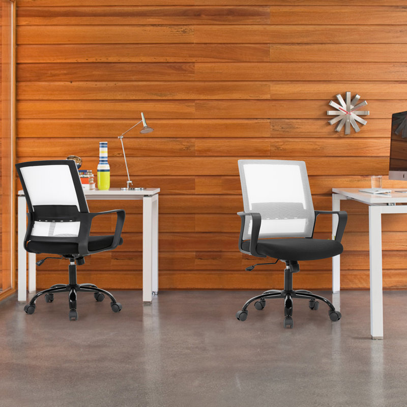 Home Office Mesh Task Chair, White