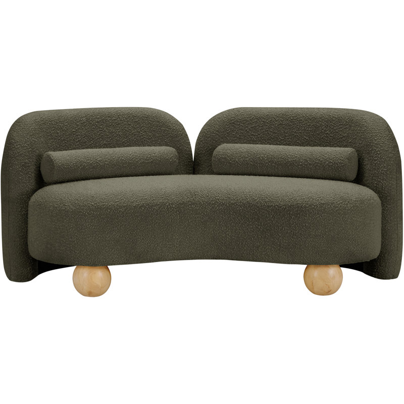 Causeuse Daphne, Tissu olive olive