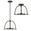 Plafonnier noir 3 lumières Divina Aleena-1228920540