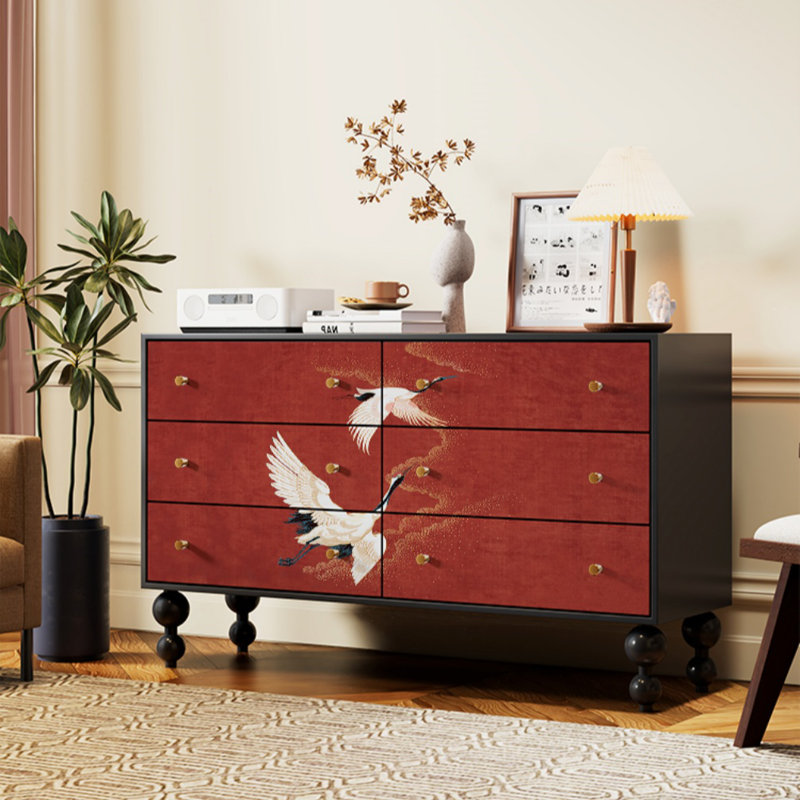Commode d'appoint en bois massif