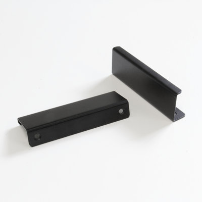 Stainless Steel Modern Industrial Finger Edge Pull - PL-SS161 from RCH Supply Co (5 Sizes)