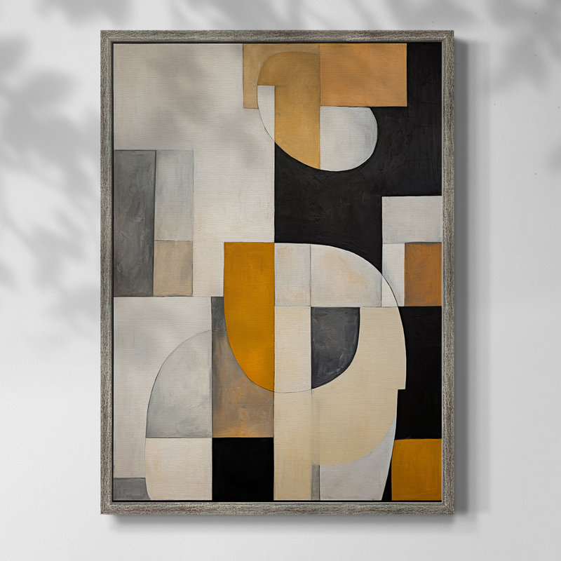 ABSTRACT Series CDXCVII Framed Print - Solid Wood, 21" H x 17" W