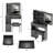 29.2"Vanity Table + Cushioned Stool-1052845437
