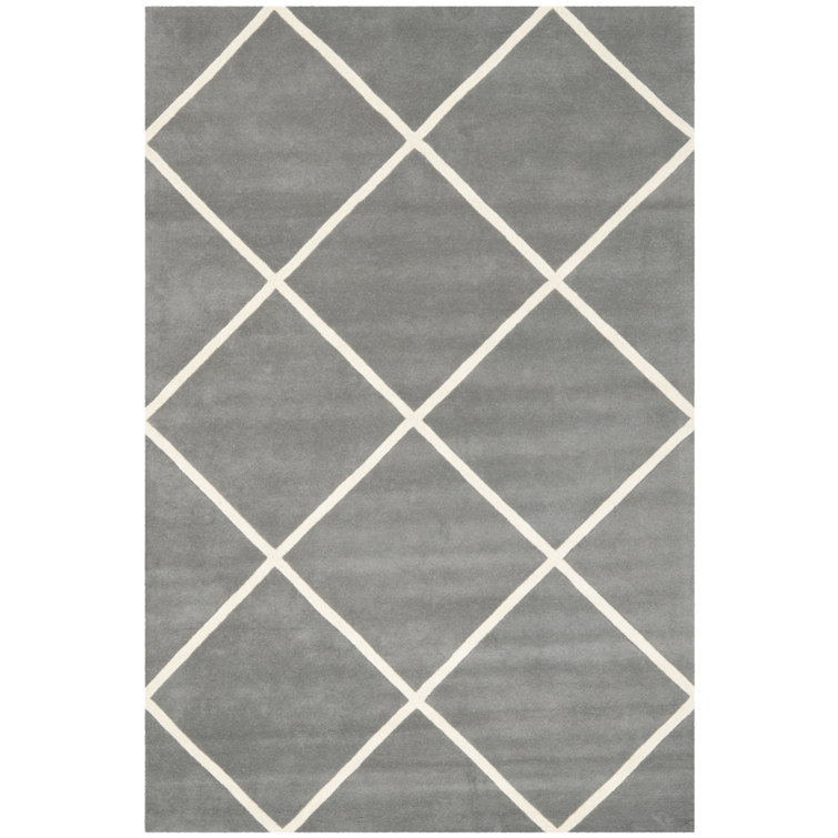 Khan Geometric Wool Hand Woven Area Rug