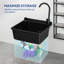 Plastic Wall-Mounted Utility Sink With Wall Bracket-104411182