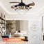 Ventilateur de plafond 42 po avec lumières DEL Johnigan
