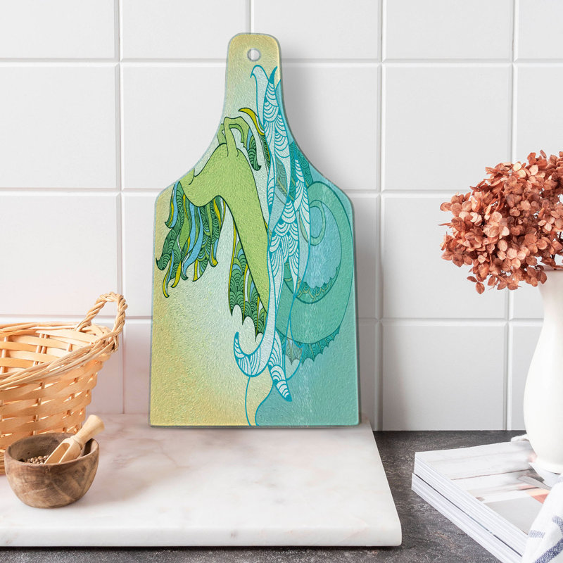 Planche à découper en verre trempé Ambesonne