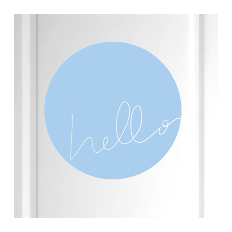 Wall Decal, Light Blue