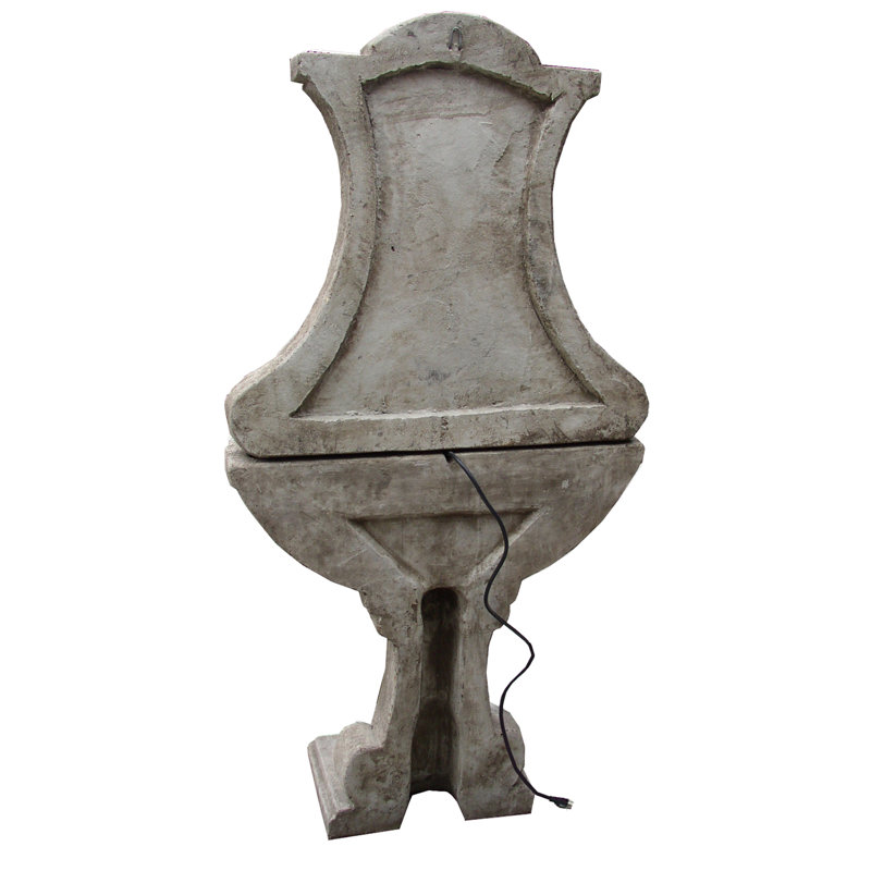 Cast Stone Fountain, Ancient Rust