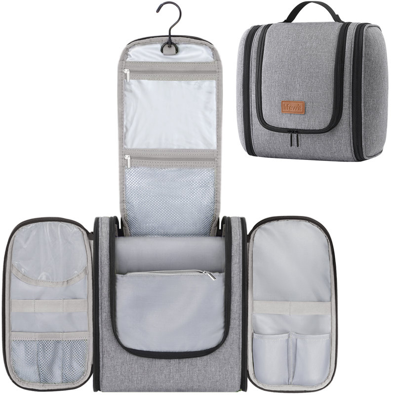 Polyethylene Terephthalate Makeup Organiser, Grey