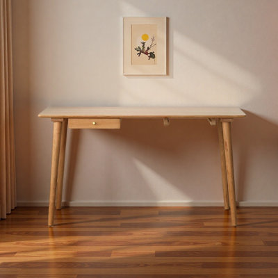 Bureau pratique en bois de cerisier massif