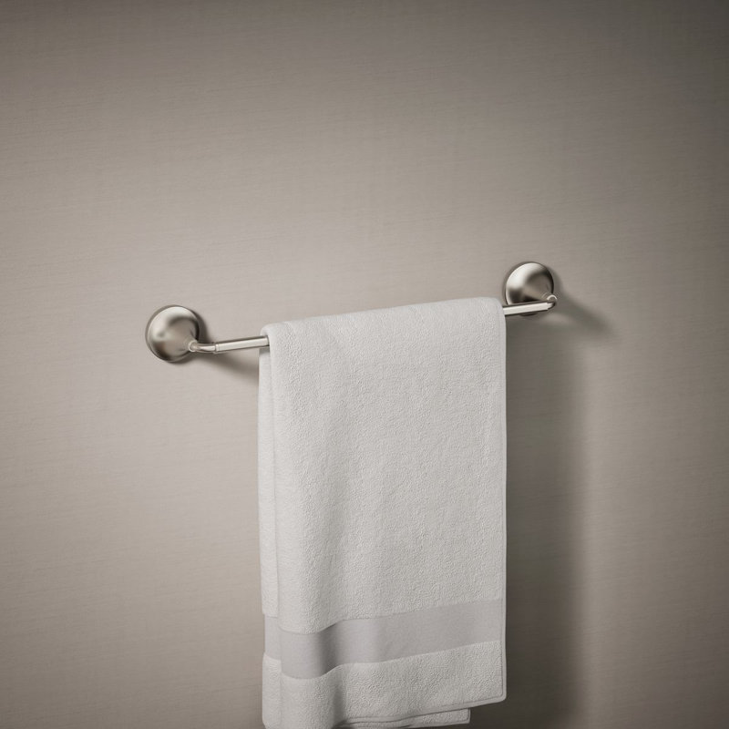 Tone Towel Bar, Vibrant Brushed Nickel, 18"W