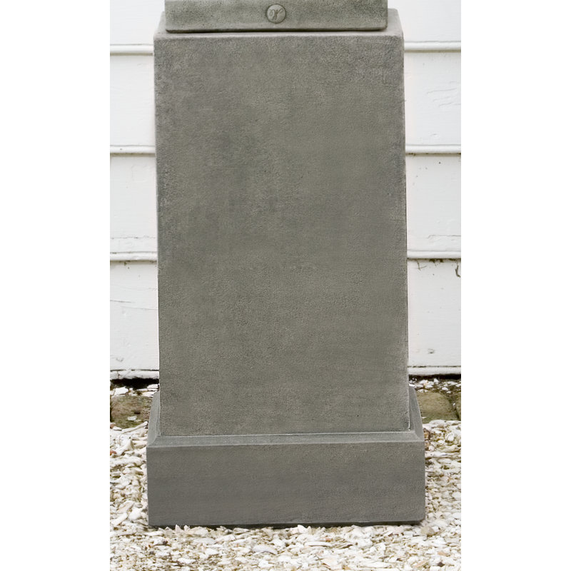 Classic Pedestal, 24'' H x 13.5'' W x 13.5'' D, Graystone