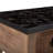 Eugene ClickDecor Eugene Console Table, Brown